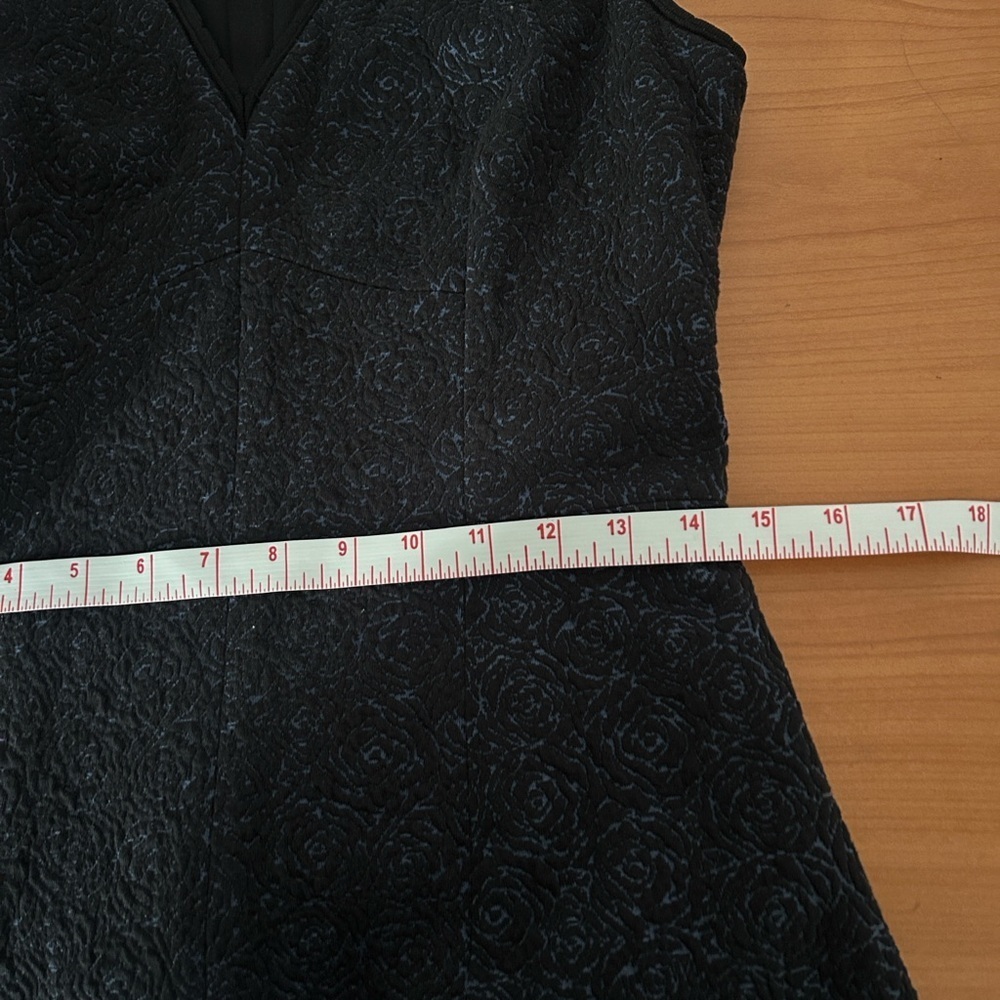 Rebecca Taylor Black Textured Mini Dress - Picture 12 of 15